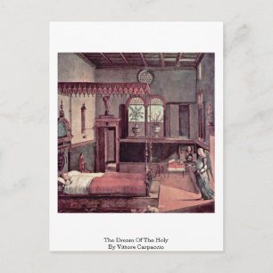 Carte Postale Le Rêve Du Saint Par Vittore Carpaccio