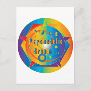 Carte Postale Le rêve psychédélique ...