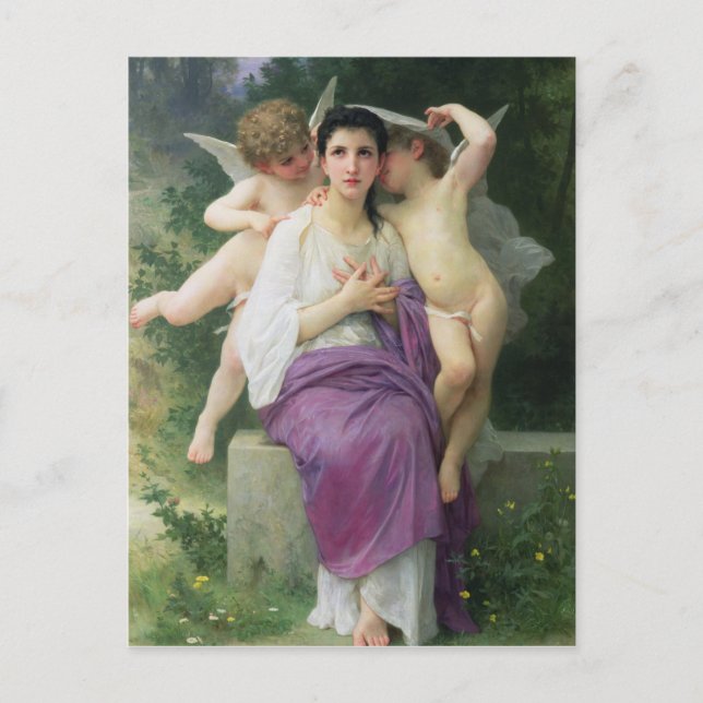 Carte Postale Le réveil du coeur, 1892 (Devant)