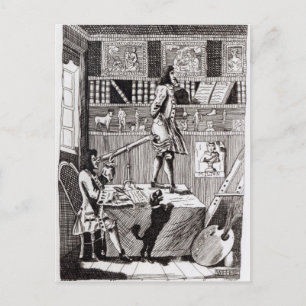 Carte Postale Le Richardson compliqué, 1724