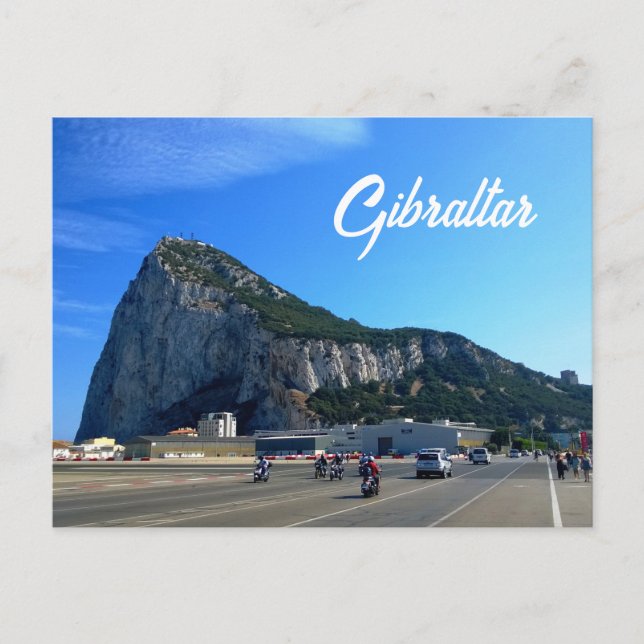 Carte Postale Le rocher de Gibraltar (Devant)