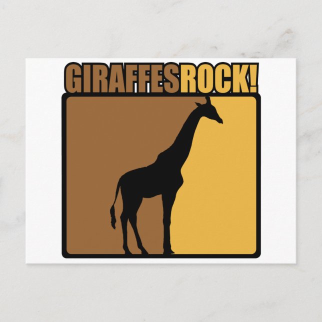 Carte Postale Le Rocher des Giraffes ! (Devant)