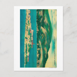 Carte Postale Le Rocher, l'île d'Alcatraz et San Francisco