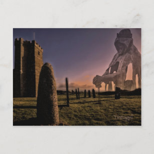 Carte Postale Le roi Arthur à Tintagel