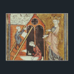 Carte Postale Le roi Louis VI regarde la construction de<br><div class="desc">F.235v King Louis VI (1080-1137) Regarder la construction d'une église,  des Grandes Chroniques de France 1375-79,  située à la Bibliotheque Municipale,  Castres,  France. Le F.235v King Louis VI (1080-1137) Watching the Construction of a Church,  from the Grandes Chroniques de France 1375-79 a été créé vers le 14ème siècle.</div>
