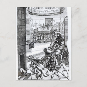 Carte Postale Le roman comique" par Paul Scarron
