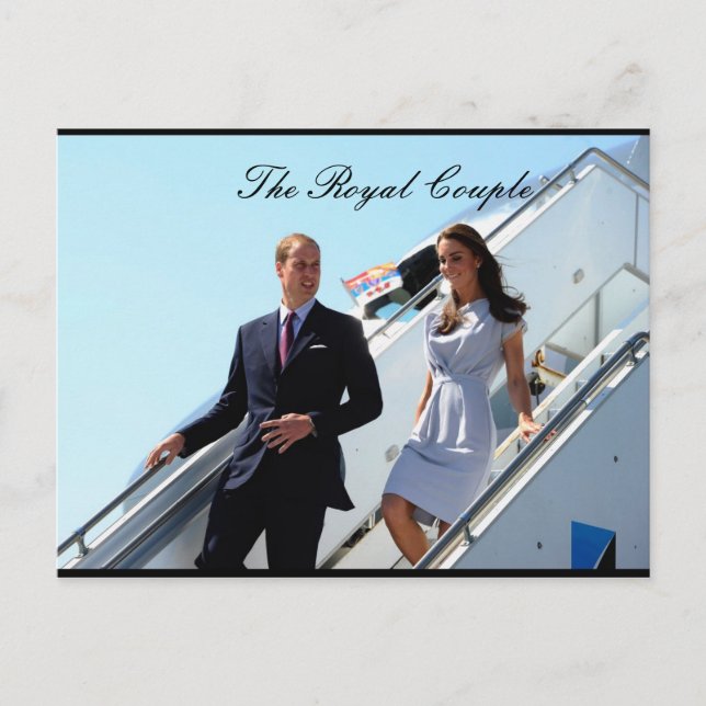 Carte Postale Le Royal Couple Prince William et Kate MIddleton (Devant)