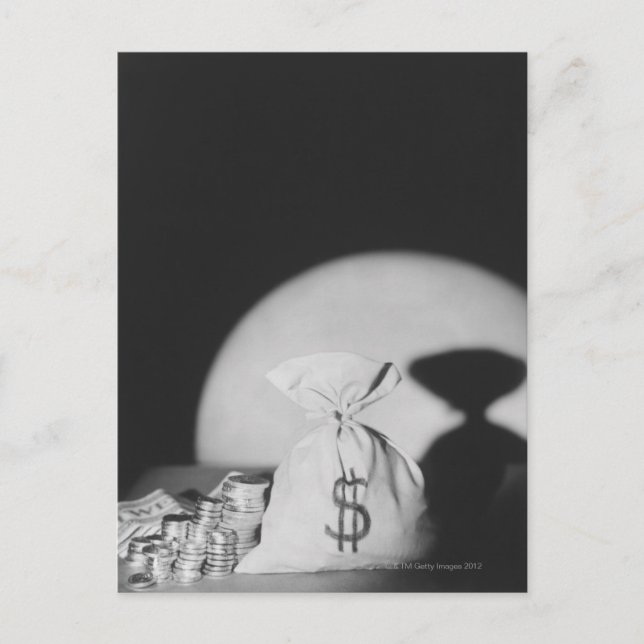 Carte Postale Le sac d'argent (Devant)