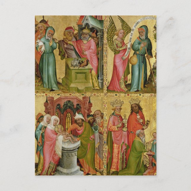 Carte Postale Le Sacrifice de Joachim et la circoncision du Chri (Devant)