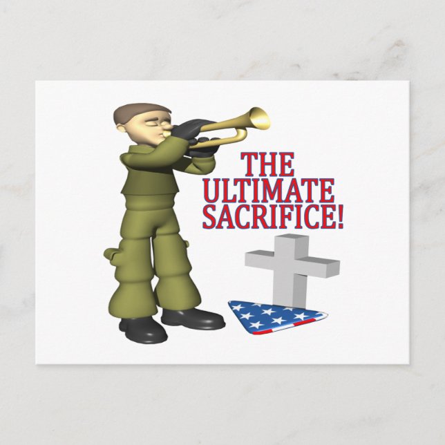 Carte Postale Le sacrifice ultime (Devant)