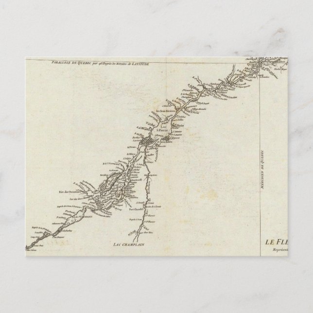 Carte Postale Le Saint-Laurent au Canada (Devant)