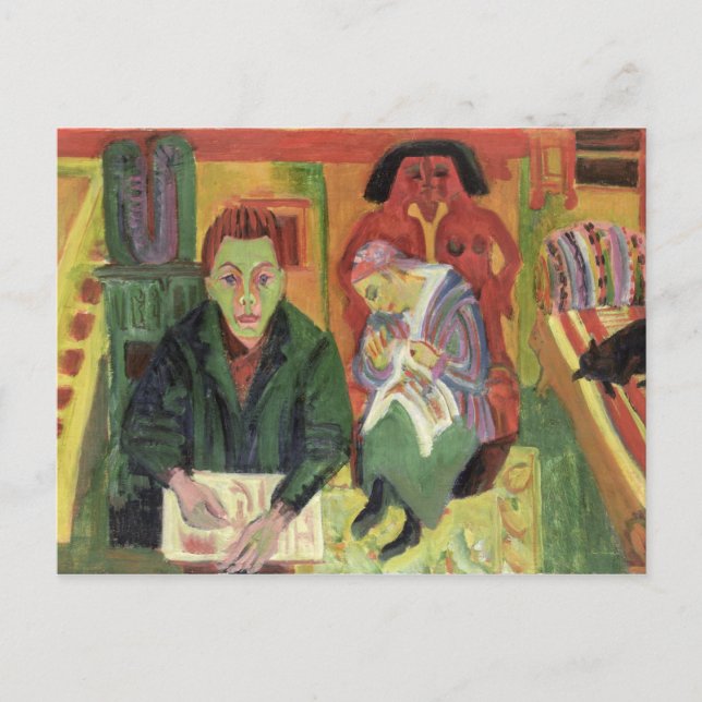 Carte Postale Le Salon, 1920 (Devant)