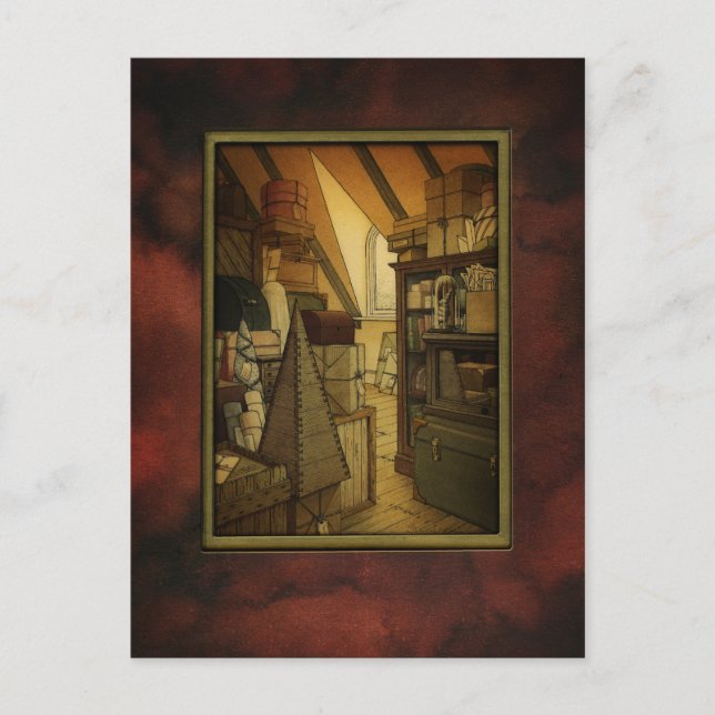 Carte Postale Le Secret Box Room Art (Devant)