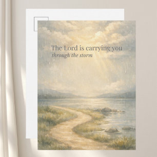 Carte Postale Le Seigneur Vous Porte Encouragement Chrétien