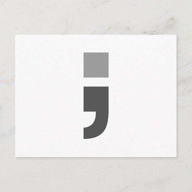 Carte Postale Le Sémicolon (Devant)