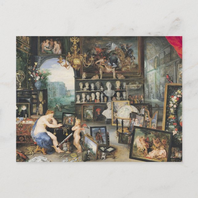 Carte Postale Le sens de la vue, 1617 (Devant)