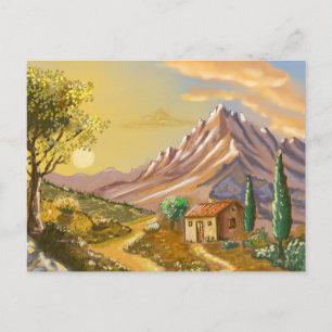Carte Postale Le sentier du cabanon