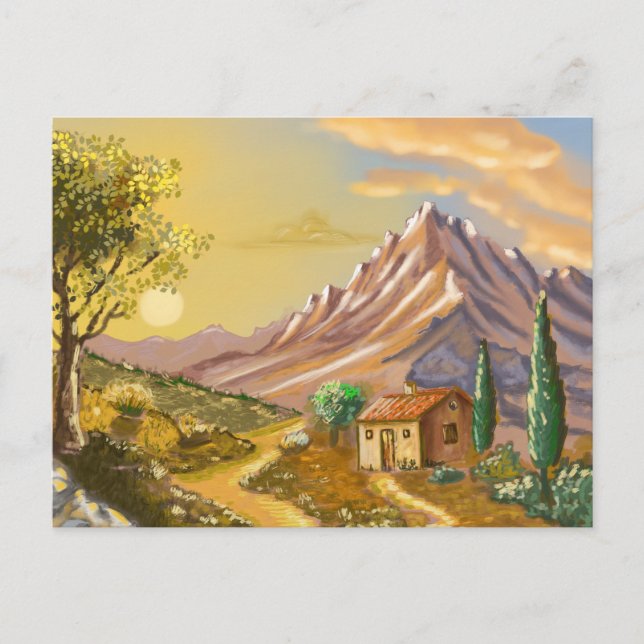 Carte Postale Le sentier du cabanon  (Devant)