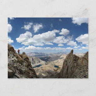 Carte Postale Le sentier du mont Whitney au-dessus des lacs Hitc