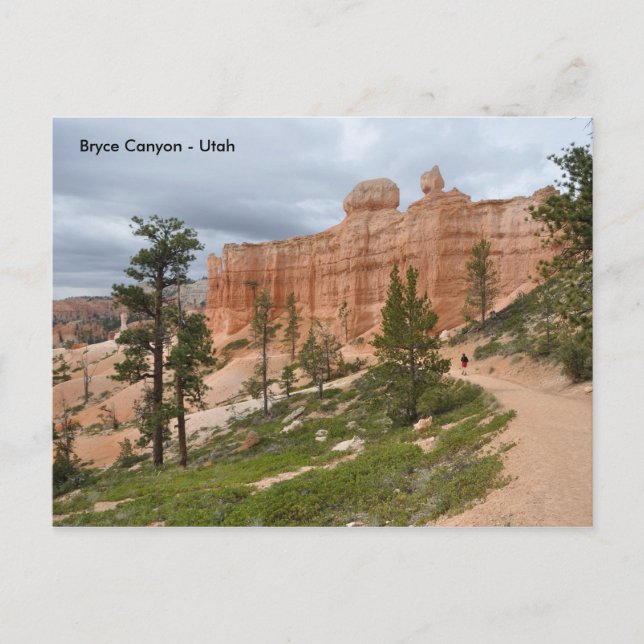 Carte Postale Le sentier du parc national Bryce Canyon - Utah (Devant)
