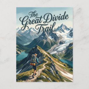 Carte Postale Le sentier Great Divide Canada