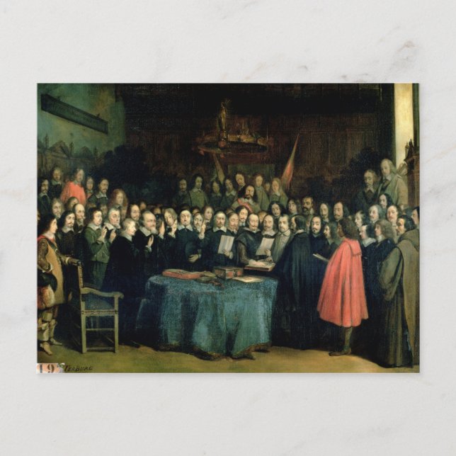 Carte Postale Le serment du serment de ratification (Devant)