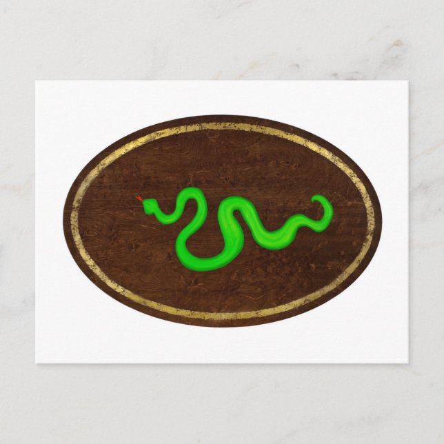 Carte Postale Le serpent 2009 (Devant)