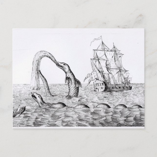 Carte Postale Le Serpent De Mer (Devant)