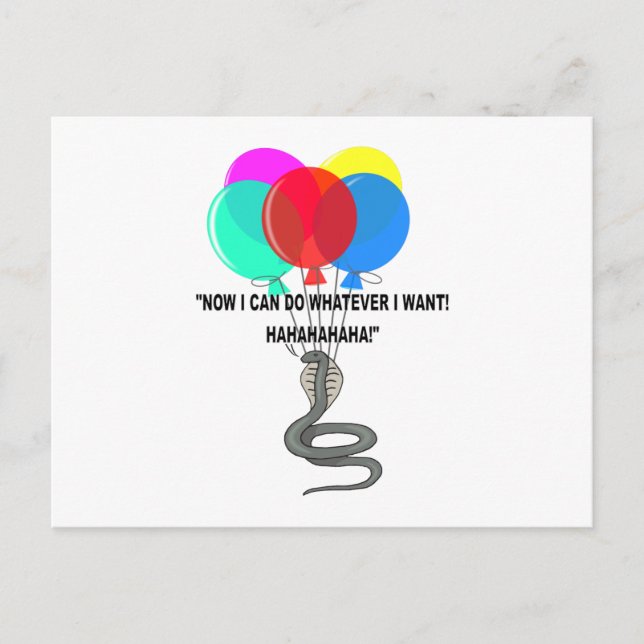 Carte Postale Le serpent volant (Devant)