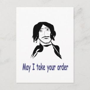 Carte Postale le serveur