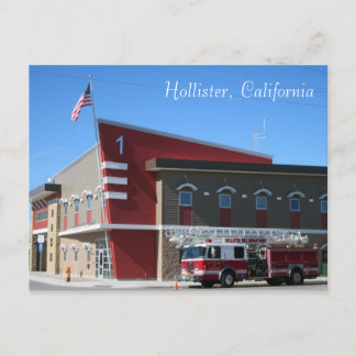 Carte Postale Le service d'incendie Hollister