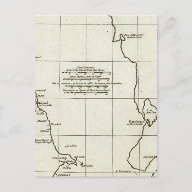 Carte Postale Le Siège Caspien (Devant)