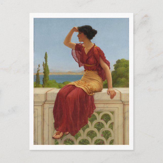 Carte Postale Le signal de John William Godward (Devant)