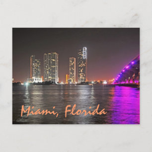 Carte Postale Le skyline Wynwood de Miami