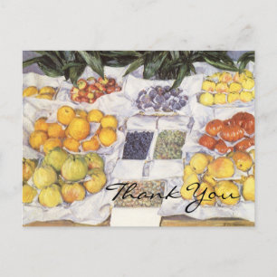 Carte Postale Le socle à fruits de Caillebotte