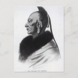 Carte Postale Le Soldat du Chene, un chef d'Osage