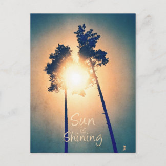 Carte Postale Le soleil brille