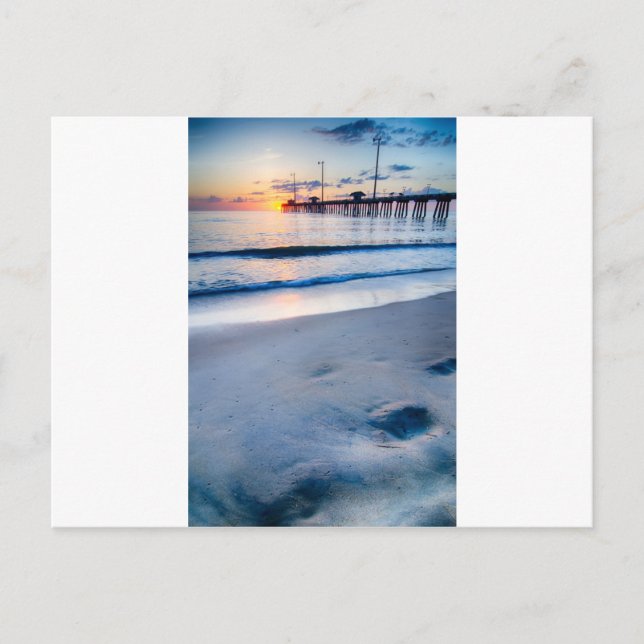 Carte Postale le soleil des banques extérieures à nags head (Devant)