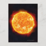 Carte Postale Le Soleil montrant des éruptions solaires contre u<br><div class="desc">ID d'actif : 103462855 / Ian McKinnell / Le Soleil montrant des éruptions solaires contre un arrière - plan étoilé. De près</div>