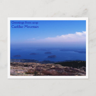 Carte Postale Le sommet de la montagne Cadillac