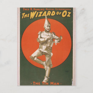 Carte Postale Le sorcier d'Oz, le Théâtre Rétro 'The Tin Man'