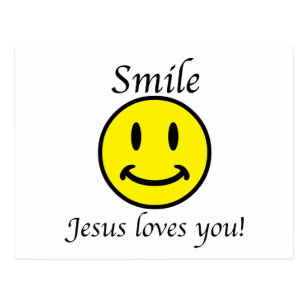 Cartes Postales Jesus Sourire Originales Zazzle Fr