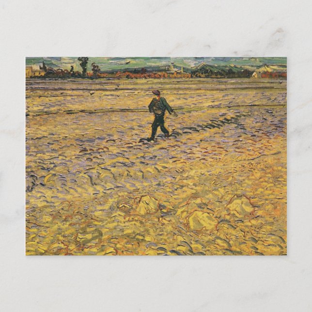 Carte Postale Le Sower, Vincent van Gogh (Devant)