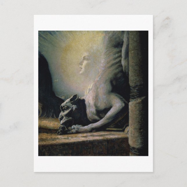 Carte Postale Le Sphinx et la Chimera, 1906 (huile sur toile) (Devant)