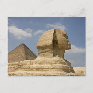 Carte Postale Le Sphinx, Giza, Al Jizah, Egypte
