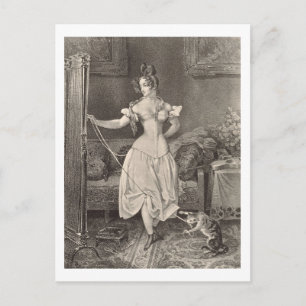 Carte Postale Le Stay-lace, gravé par Alfred Leon Lemercier (