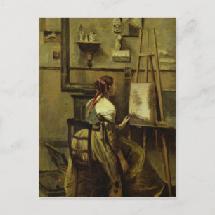 Carte Postale Le Studio de Corot