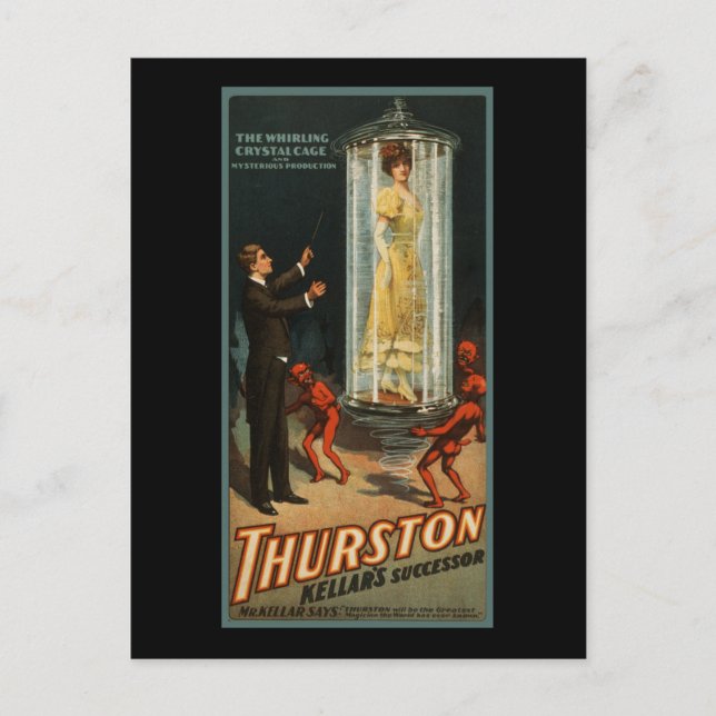 Carte Postale Le successeur de Thurston Kellar (Devant)