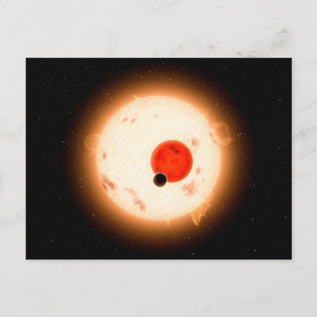 Carte Postale Le système Kepler-16. (Devant)