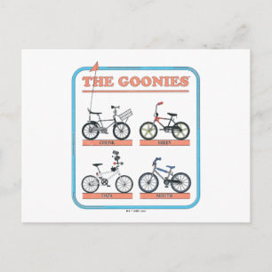 Carte Postale Le tableau des vélos de Goonies